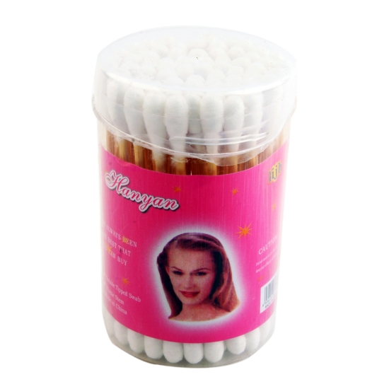 图片 علبة أعواد قطن أذن خشب 100 قطعة