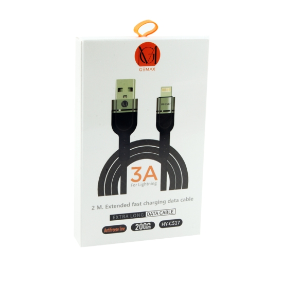 Imagen de وصلة شاحن G-MAX يو اس بي ايفون 2 متر موديل C517