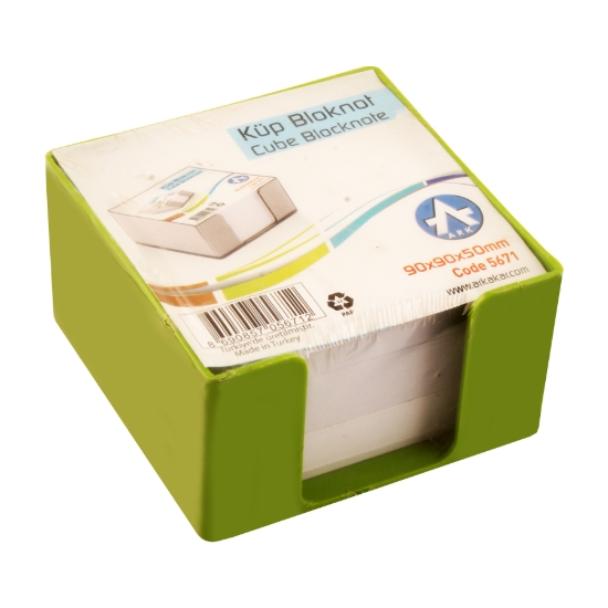 Imagen de وراقه ارك اخضر فاتح ورق ابيض 9 × 9 سم موديل 5671