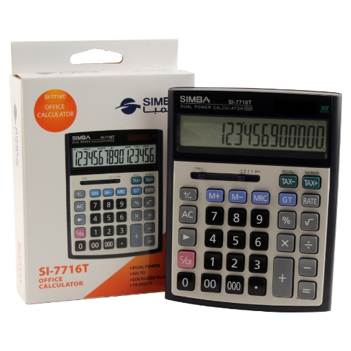 Picture of Calculator Simba Model OS 7716T