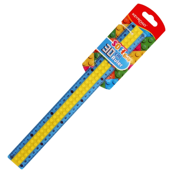 Picture of Lego Ruler Soft Touch 30 cm KeyRoad