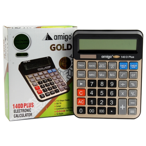 Picture of Office calculator 14 digits Amigo Model 140 D PLUS