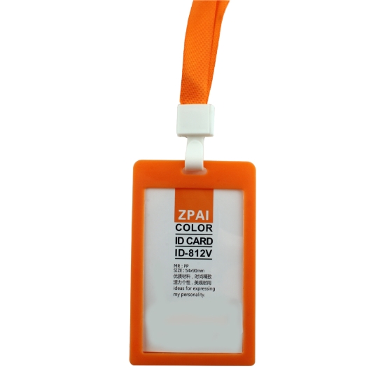 Picture of Name Card Plastic with case + Orange ribbon Simba Model DX-612