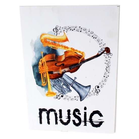 Image de كراسة موسيقى صغيرة 16ورقة 70 جرام دبوس اكسترا لاين