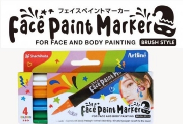 Zeige Details für 4-Farben Gesichts- und Körperstift (weiß, pastellorange, pastellblau, pastellgrün) Set Art Line Modell KFF-F-4BXH3 Bild von 4-Farben Gesichts- und Körperstift (weiß, pastellorange, pastellblau, pastellgrün) Set Art Line Modell KFF-F-4BXH3