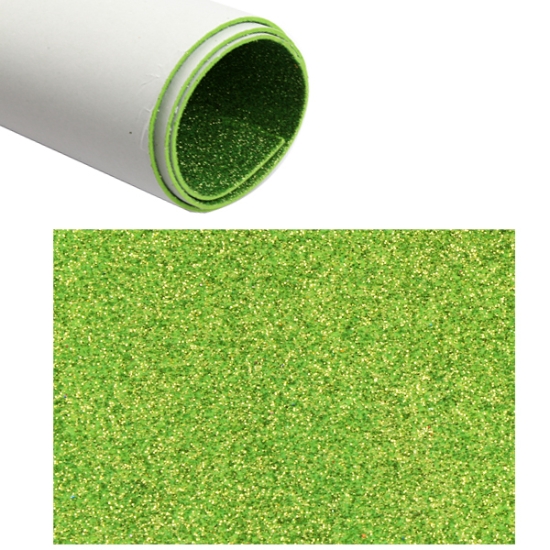 Bild von EVA-Schaumstoffblatt, Hellgrün 2mm 50x70cm - Simba