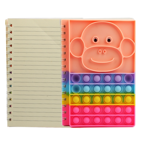 Image de Cahier POP IT Visage de Singe 8 x 16 cm - Modèle A5 2