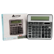 图片 银色12位办公计算器 - Amigo WT - MI 513