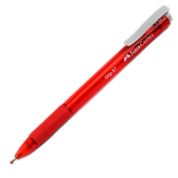 Show details for قلم جاف سوستة أحمر ماليزي – Faber Castell GRIP X10X7 Picture of قلم جاف سوستة أحمر ماليزي – Faber Castell GRIP X10X7
