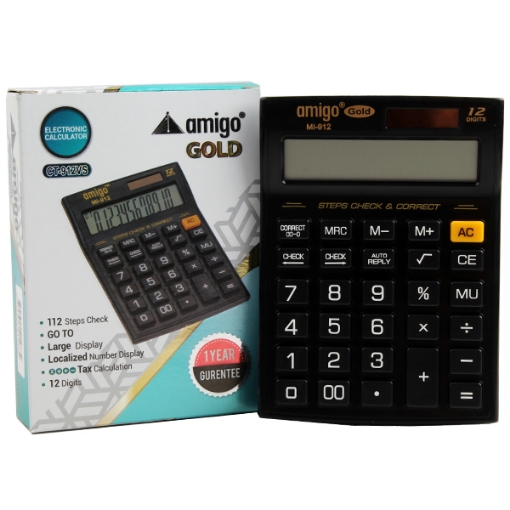 Picture of Office Calculator 12 Digit - Amigo GT-912 VS