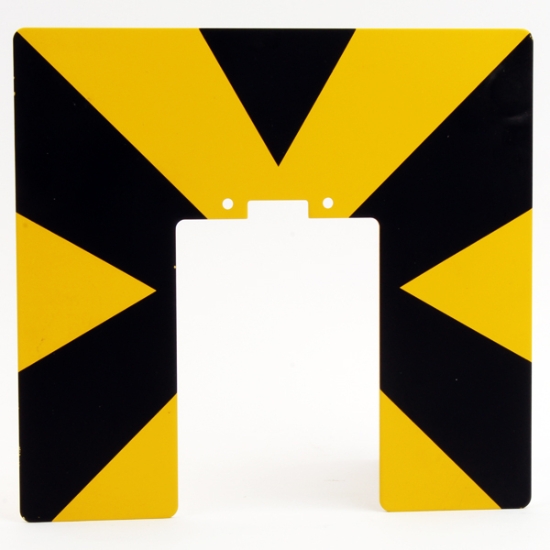 Bild von Vermessungsprisma mit Ziel für Flächenmessung - Nikon