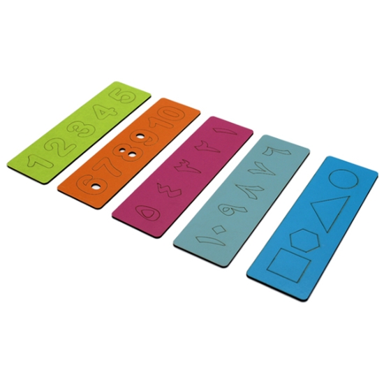 Picture of مساطر كتابة إنجليزي حروف صغيرة متعددة الألوان - 67284