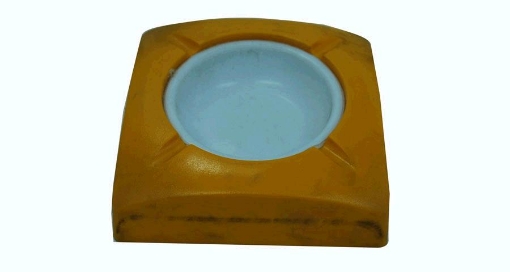 Picture of Square Transparent Glass Ashtray