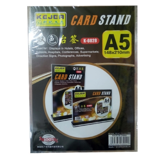 Bild von Transparenter Acryl-Konferenzständer (Schildhalter) 148 * 210 mm / A5 – Keja K-6028