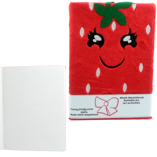 Picture of sketch book strawberry 80 sheets white A4