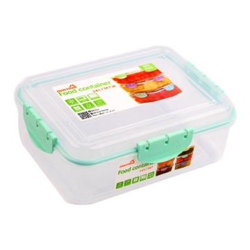 显示明细 透明冰箱盒,紧密锁扣,1.6升,颜色 - Mintra 图片 透明冰箱盒,紧密锁扣,1.6升,颜色 - Mintra