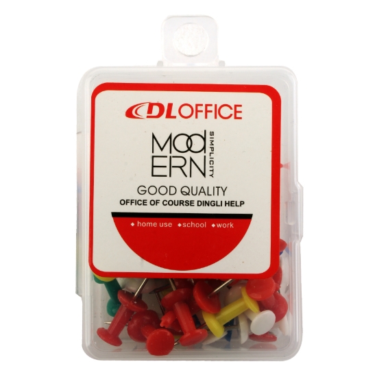 Image de علبة دبوس منظور ألوان (40 دبوس) دي إل أوفيس موديل DL047