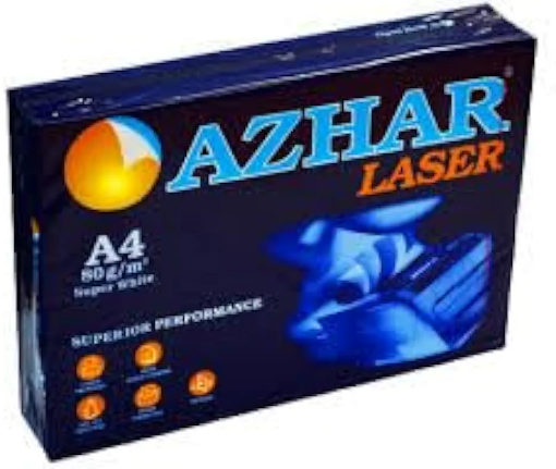 Picture of Azhar blue copy paper 80gm - 500 sheets- a4