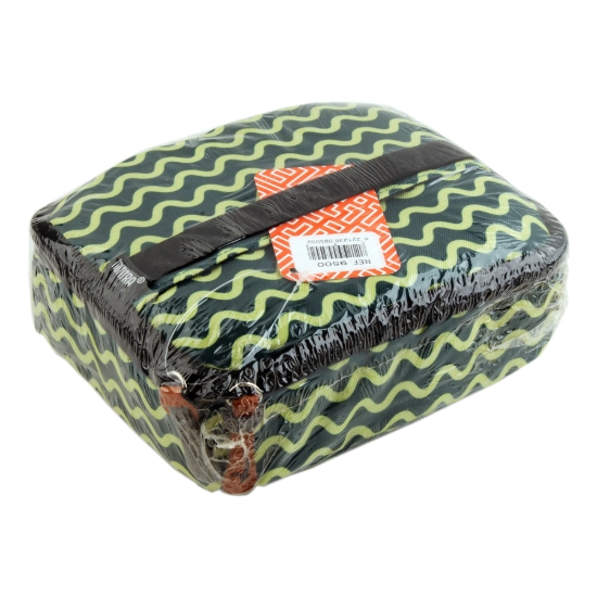 图片 黄色波浪午餐包 + 午餐盒，1.4升，16 x 19厘米 - Mintra