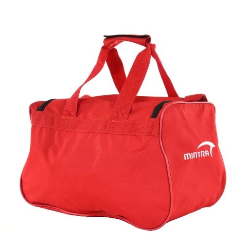 Picture of Duffel Bag 1 Zipper White and Red - Mintra 08180