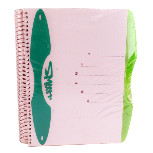 Picture of School notebook Siyas Single Smooth Wire 192 paper 6 Divider A4 Mintra