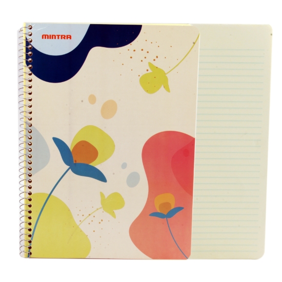 Picture of University notebook wire 100 sheets Lined 70g Mintra