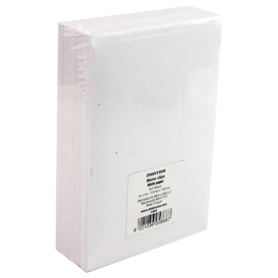 图片 ورق صابون 500 ورقة أبيض 10.1 * 15.2 منترا