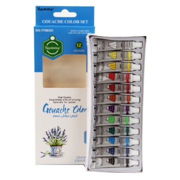 Zeige Details für Gouachefarben 12 Farben 6mm Keep Smiling Modell GO7706 Bild von Gouachefarben 12 Farben 6mm Keep Smiling Modell GO7706