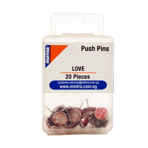 Picture of Board pin 20 pieces love shape Model 95475