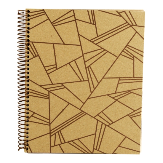 Picture of كشكول جامعي (BAGASSE) سلك سنجل 150 ورقة مسطر 21.6 * 279 منترا