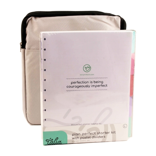 Picture of Pocket set + bag + pastel dividers + monthly replacement paper + lined white paper (starter kit)