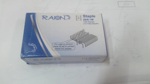 Picture of Stapler Staples Pack of 1000 Staples 24/6 rion