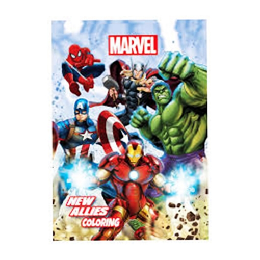 Picture of Marvel new allies coloring