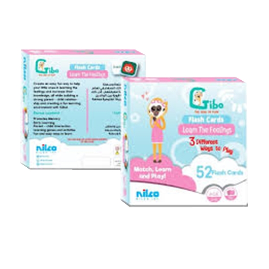 Picture of Jaybo flash card learning feelings