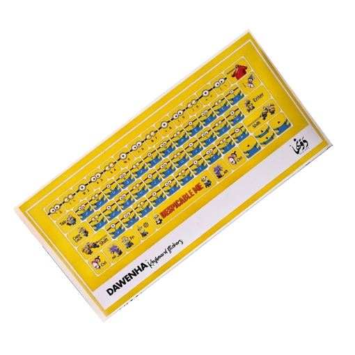 Picture of Sticker Keyboard covers (Minions) 16 * 32 cm Dawenha