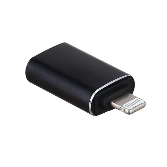 Picture of Lighting Adapter USB 3.0 OTG Black Joy room Model KX3122