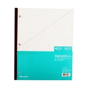 Picture of كشكول جامعي دبوس بالغراء 80 ورقة مربعات 27.5×21  سم أوفيس ديبو موديل 458-306