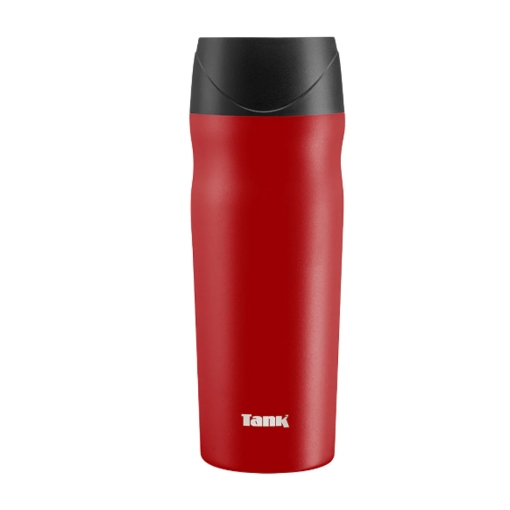 Picture of Thermal mug Stainless steel Safety Button Dark Red 450ml Tank