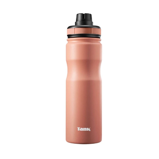 Picture of Water bottle Stainless Steel Orange 650ml Tank