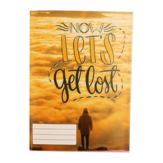 Picture of School Notebook Pin 100 sheets English –Travel Shape- cushion cover 16 * 22.5 cm Extra Line