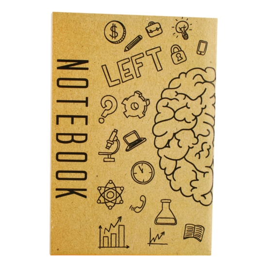 Image de كشكول جامعى دبوس 60 ورقة إنجليزي ص و ص -شكل كرافت- غلاف كوشية  A4 اكسترا لاين