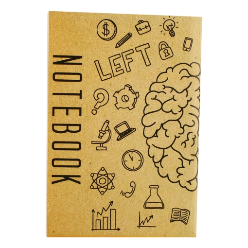 Picture of Extra Line University Notebook - English Pin P & P 60 Sheets - Kraft Shape - A4 Cushion Cover