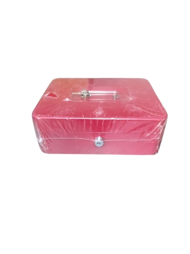 Picture of ProWay Metal Cash Box 10 Inch Red - Model C-250M