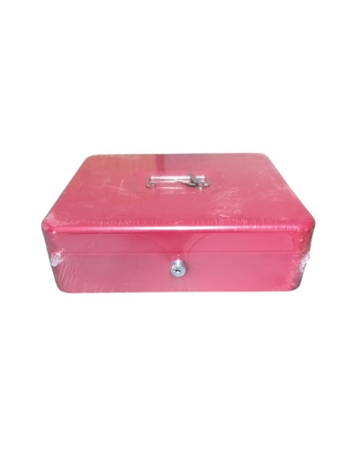 Picture of ProWay Metal Cash Box 12 Inch Red - Model C-300M