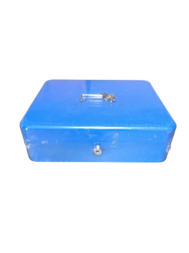 Picture of ProWay Metal Cash Box 12 Inch Blue Model C-300M