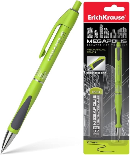 Picture of Erich Krause Mechanical Pencil - 1pc Card + 0.7mm Lead Box - Model EK 44589