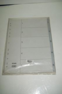 图片 灰色舌头数字15的塑料分隔器