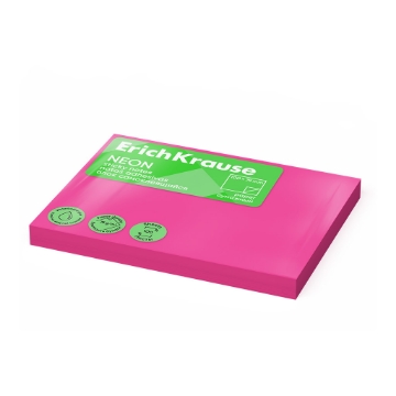 Show details for Erich Krause Sticky Notes - Neon Pink 75x100mm 100 Sheets - Model 61719 Picture of Erich Krause Sticky Notes - Neon Pink 75x100mm 100 Sheets - Model 61719