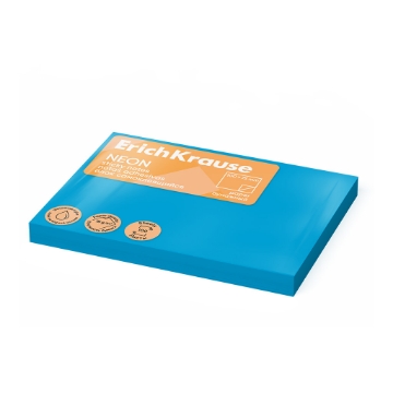 Show details for Erich Krause Sticky Notes - Neon Blue 75x100mm 100 Sheets - Model 61720 Picture of Erich Krause Sticky Notes - Neon Blue 75x100mm 100 Sheets - Model 61720