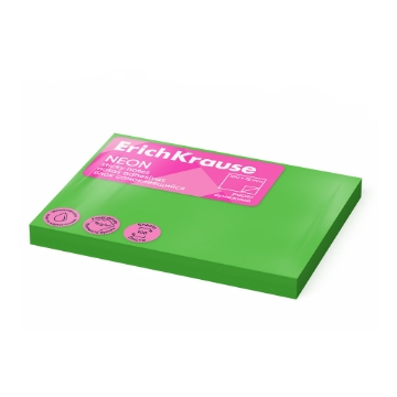 Show details for Erich Krause Sticky Notes - Neon Green 75x100mm 100 Sheets - Model 61721 Picture of Erich Krause Sticky Notes - Neon Green 75x100mm 100 Sheets - Model 61721